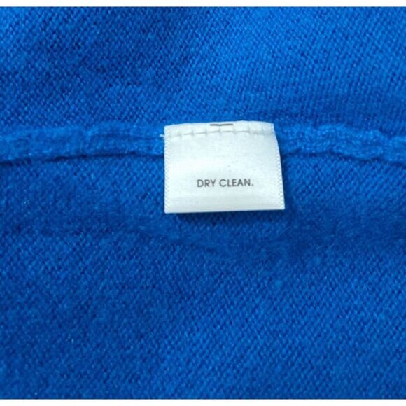 Charter Club Womens Small 2 PLY luxury 100% cashmere sweater sky Blue - Picture 8 of 8